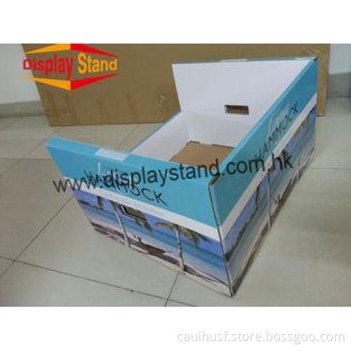 Laminated Clothes box Corrugated Cardboard Display Shelf fo